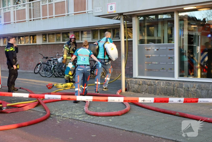 Slachtoffer bij brand in flatwoning