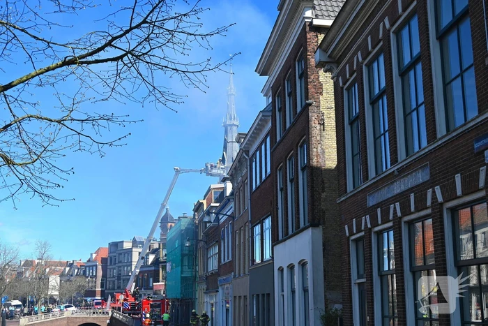 Veel rookontwikkeling door woningbrand
