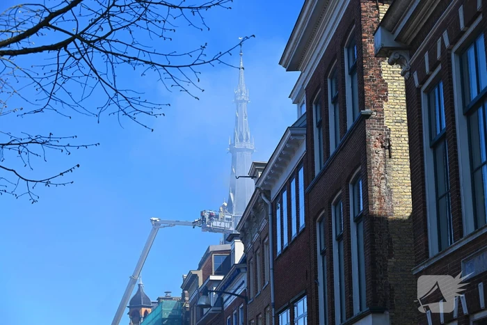 Veel rookontwikkeling door woningbrand