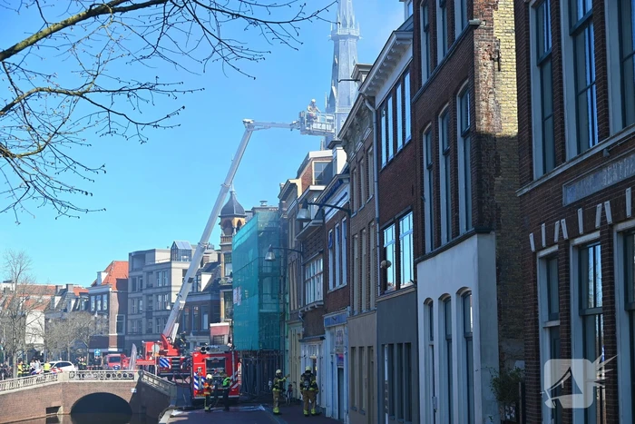 Veel rookontwikkeling door woningbrand