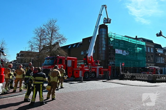 Veel rookontwikkeling door woningbrand