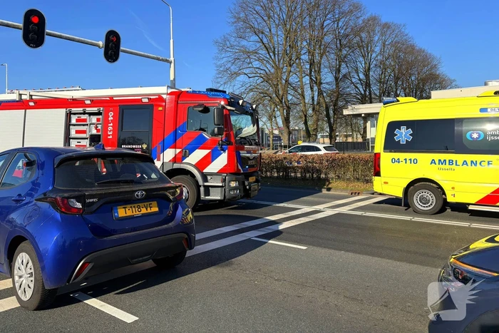 Ongeval tussen meerdere voertuigen