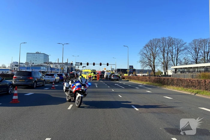 Ongeval tussen meerdere voertuigen
