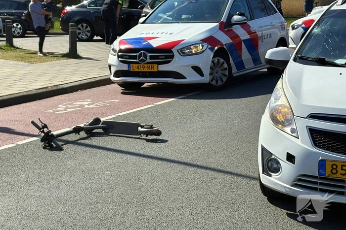 Persoon op step gewond bij aanrijding met automobilist