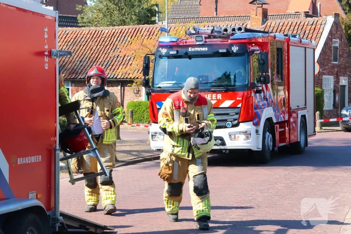Brand op dak snel onder controle