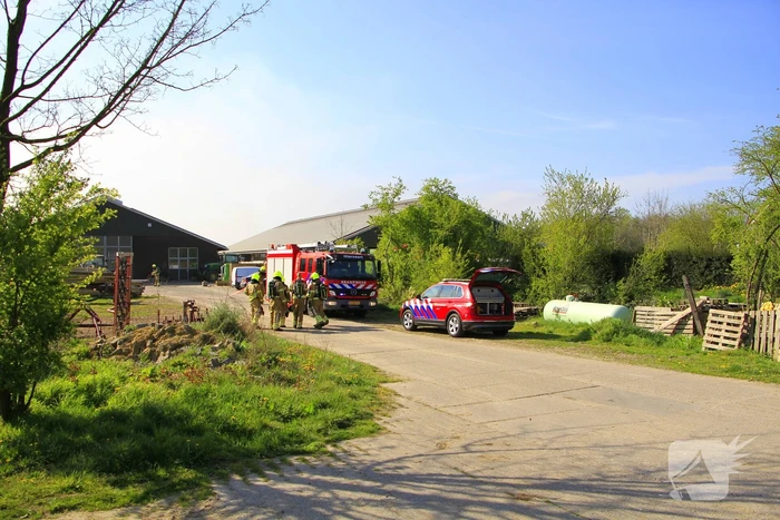 Brandweer ingezet voor grote brand