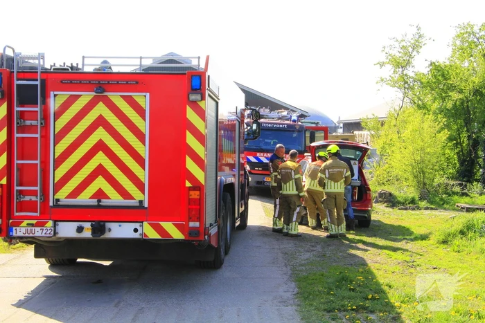 Brandweer ingezet voor grote brand