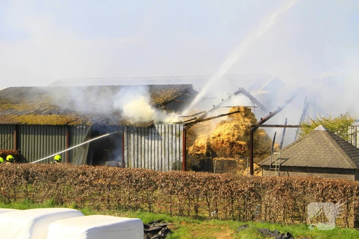 Brandweer ingezet voor grote brand