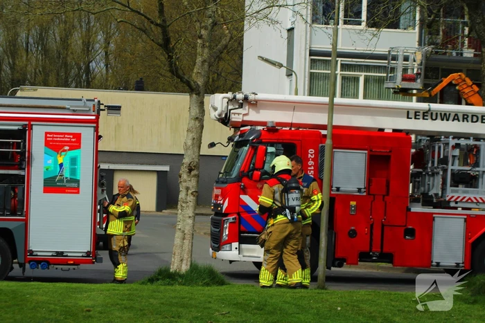 Brand in coniferenhaag snel onder controle