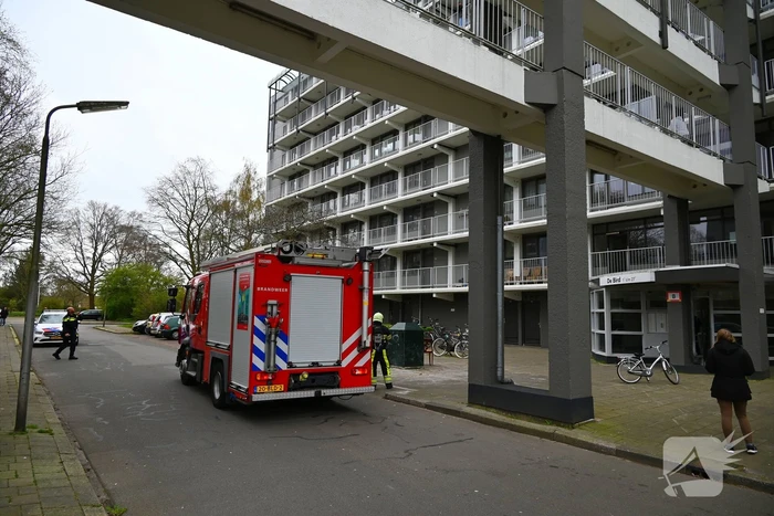 Brandweer ingezet voor barbecue op balkon