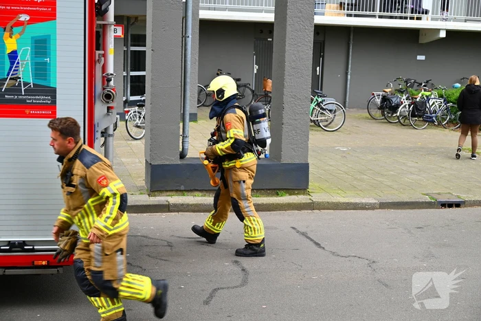 Brandweer ingezet voor barbecue op balkon
