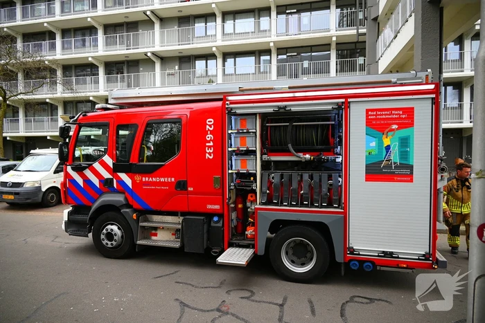 Brandweer ingezet voor barbecue op balkon