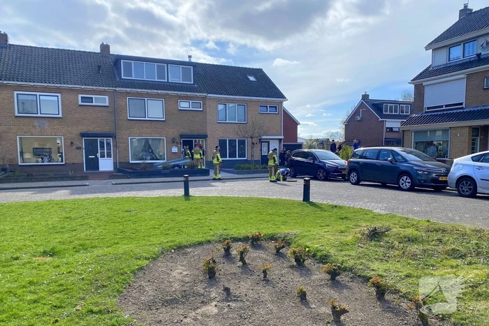 Brandweer ingezet voor gaslekkage in woning