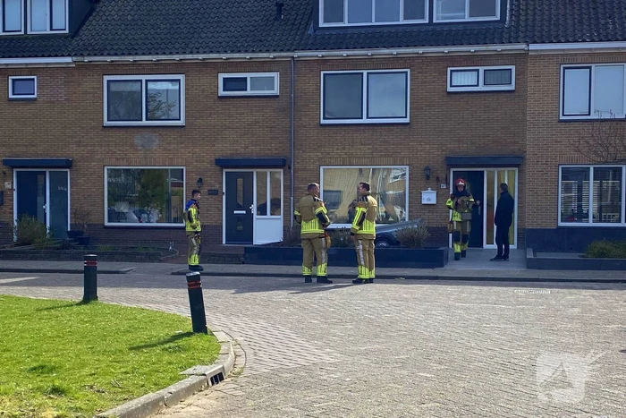 Brandweer ingezet voor gaslekkage in woning