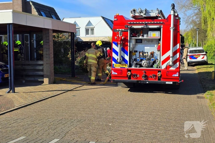 Brandweer ingezet voor brand in woning