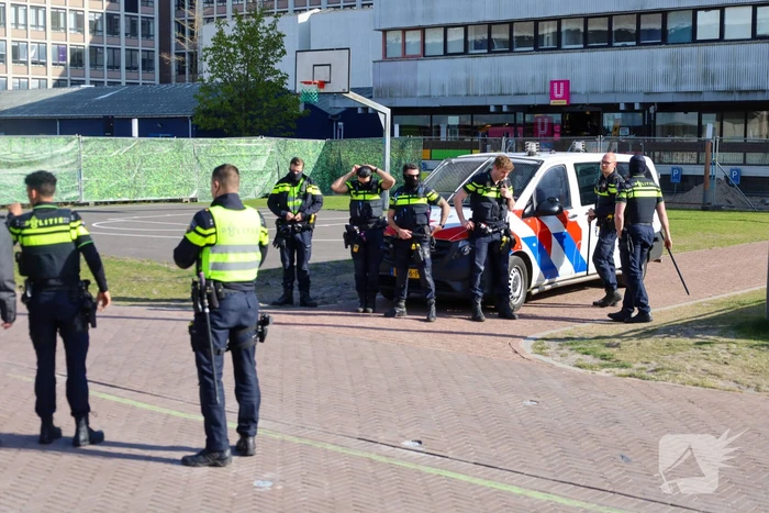 Politie ontruimd universiteit na demonstratie