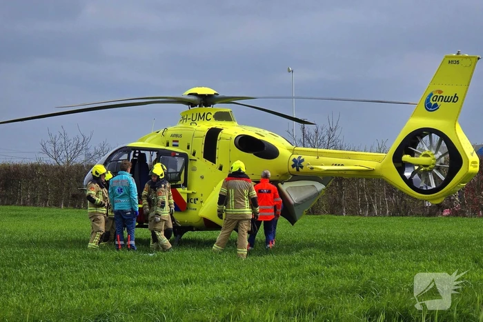 Persoon bekneld geraakt bij incident