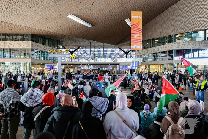 Protest tegen gebeurtenissen in Gaza