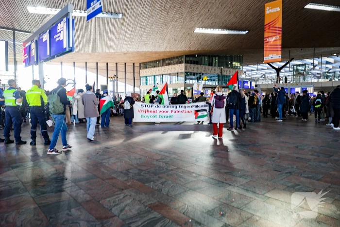 Protest tegen gebeurtenissen in Gaza