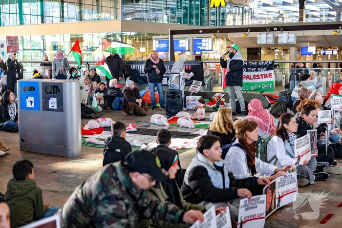 Protest tegen gebeurtenissen in Gaza