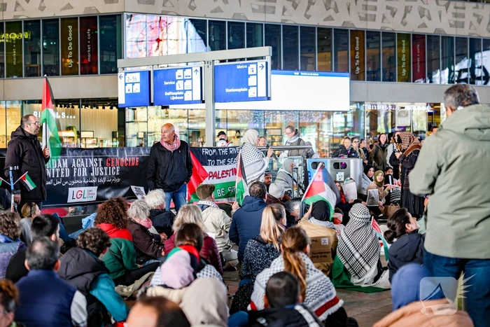 Protest tegen gebeurtenissen in Gaza