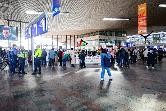Protest tegen gebeurtenissen in Gaza
