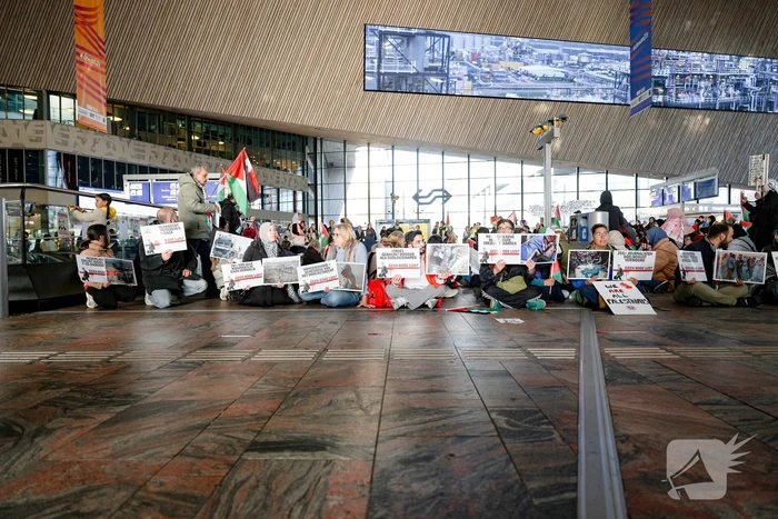 Protest tegen gebeurtenissen in Gaza