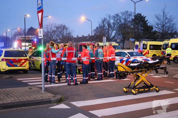 Voorgevel ingestort na mogelijk explosie