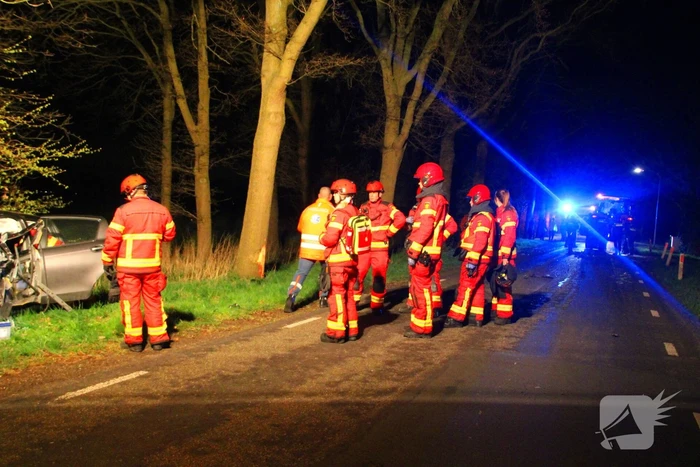 Gewonde bij ongeval tussen auto en trekker