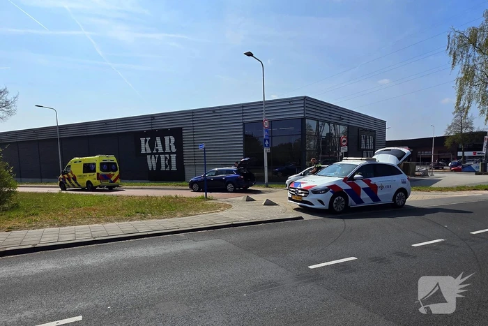 Kop-staartbotsing tussen twee voertuigen