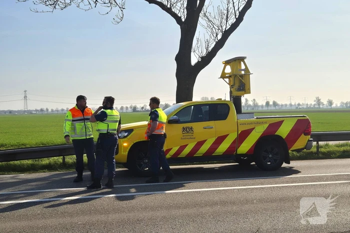 Kopstaart botsing tussen twee voertuigen