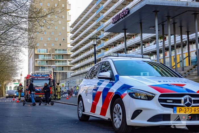 Brandweer ingezet voor brand in flatwoning