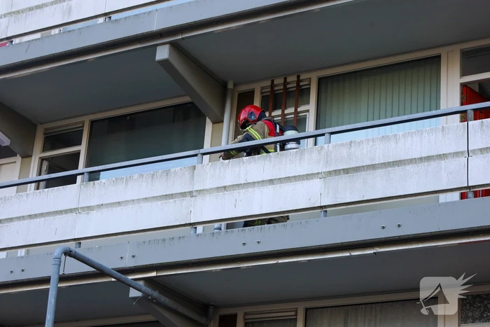 Brandweer ingezet voor brand in flatwoning
