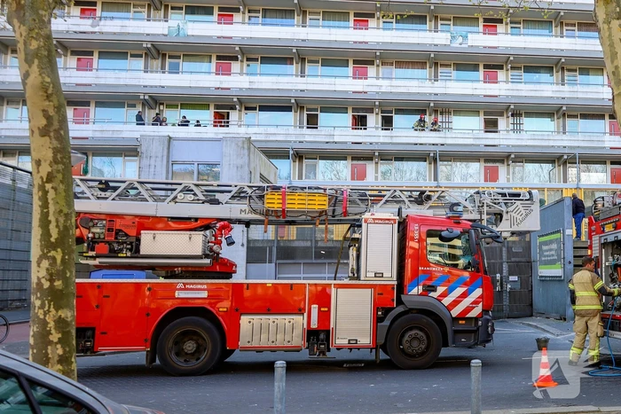 Brandweer ingezet voor brand in flatwoning