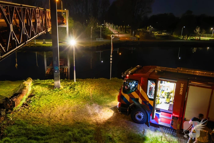 Brand ontstaan in boomstronk
