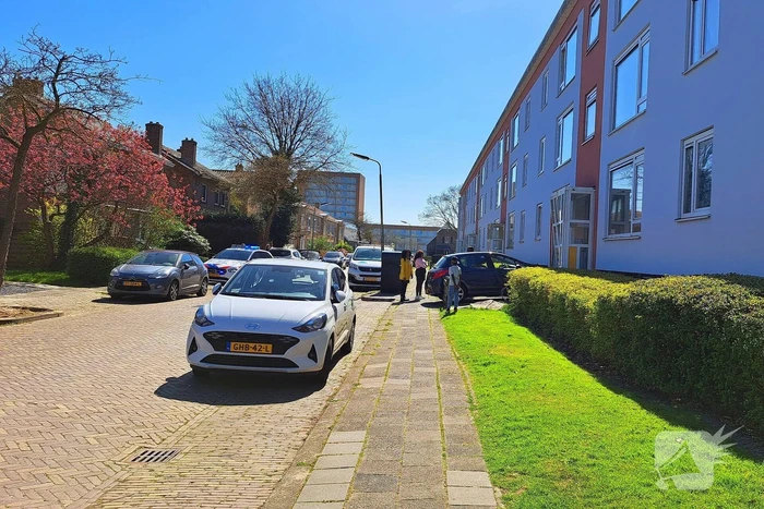 Automobilist rijdt door hek en botst tegen portiek