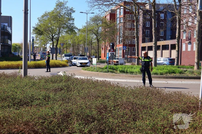 Fietser gewond bij botsing met auto