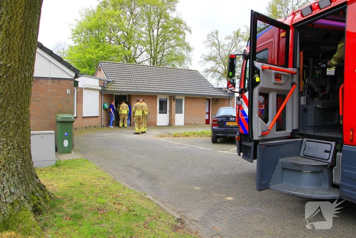 Keuken onderwater na afgebroken waterleiding