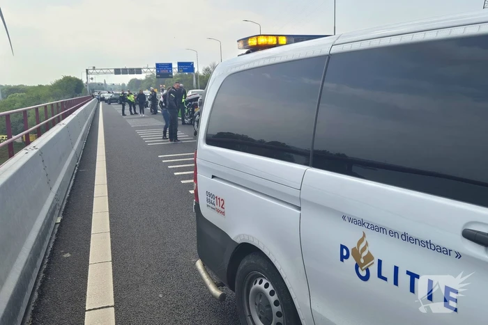 Motorrijder ten val bij ongeval