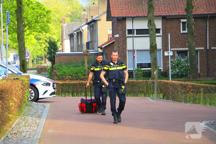 Waterleiding gesprongen in gebouw