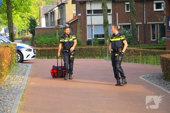 Waterleiding gesprongen in gebouw