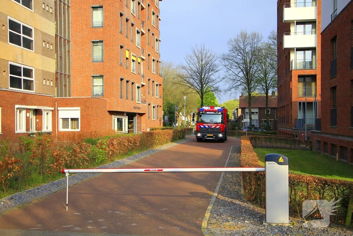 Waterleiding gesprongen in gebouw