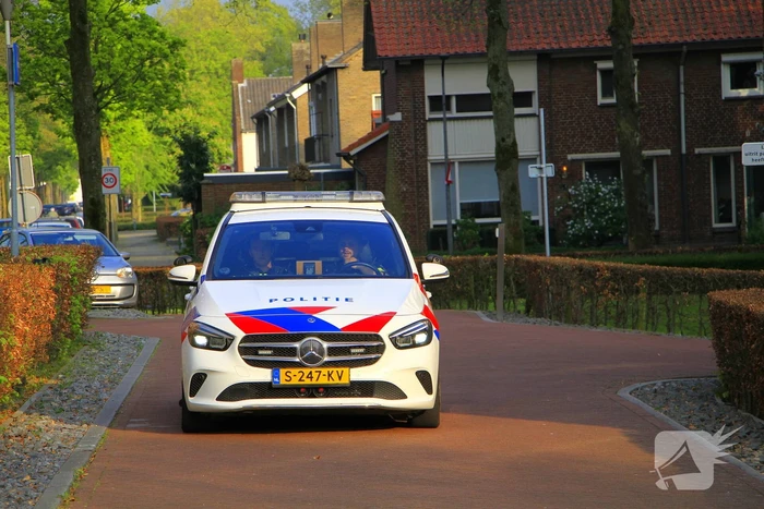 Waterleiding gesprongen in gebouw