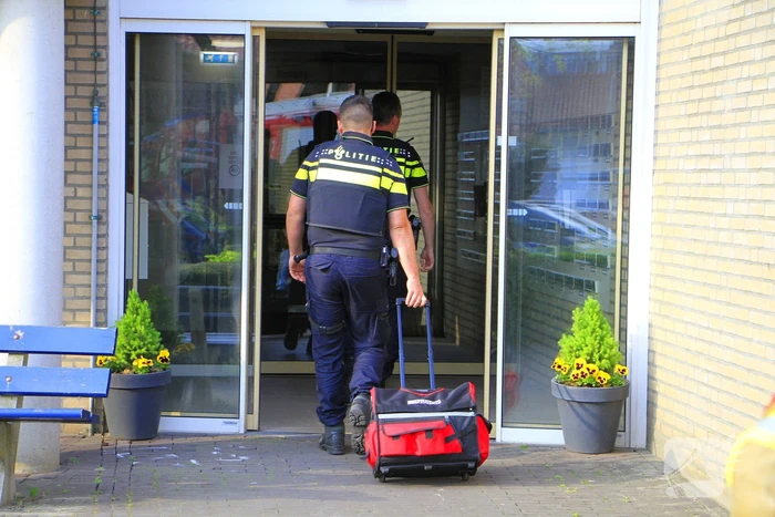 Waterleiding gesprongen in gebouw