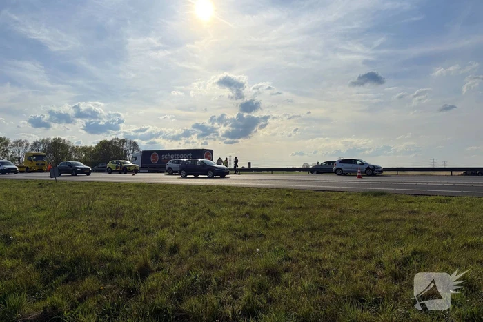 Ongeval tussen meerdere voertuigen op de a28
