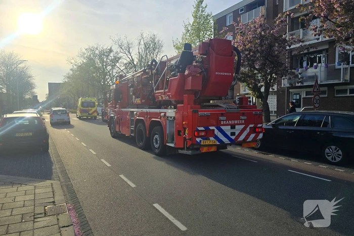Brandweer ingezet voor gebouwbrand