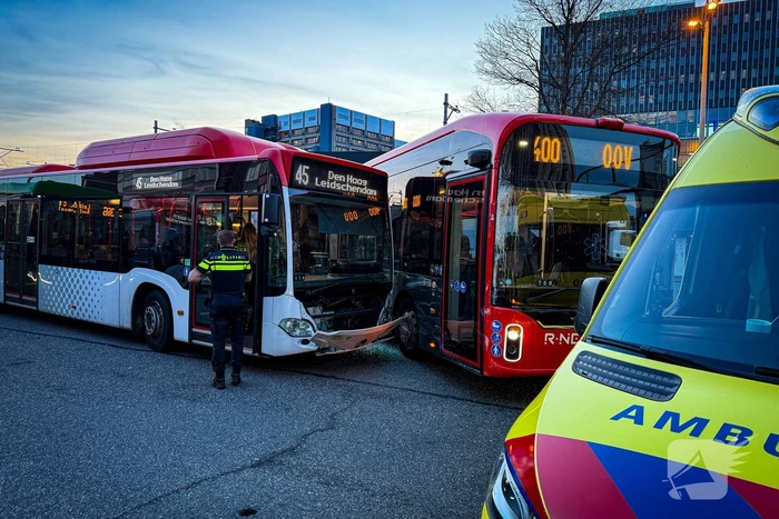 Ongeval tussen twee lijnbussen