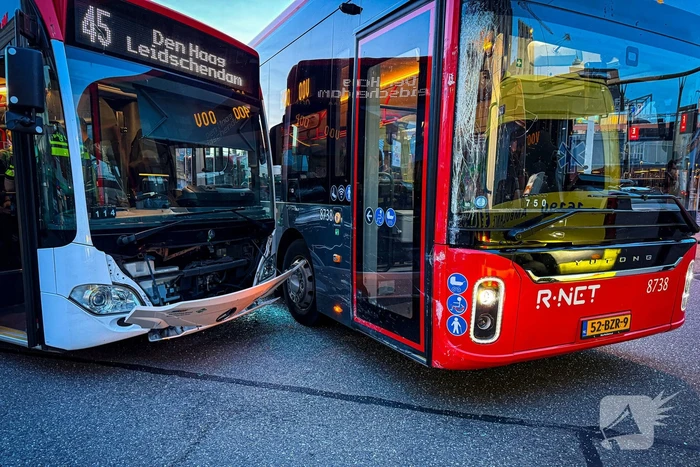 Ongeval tussen twee lijnbussen