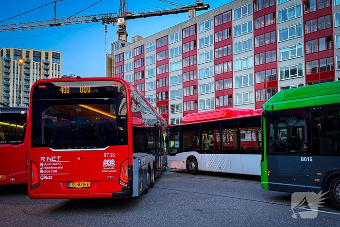 Ongeval tussen twee lijnbussen