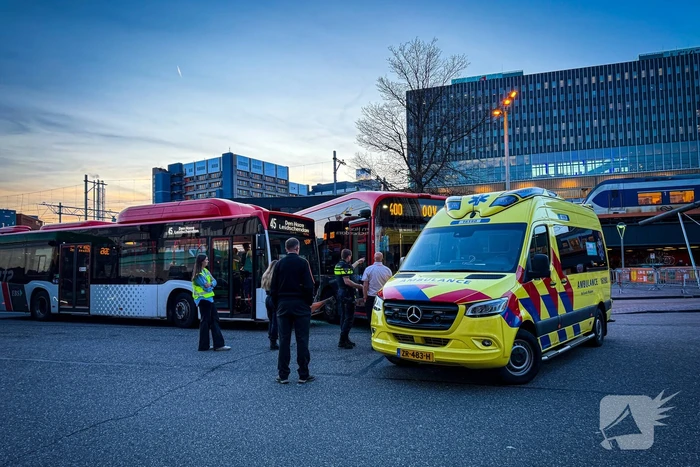 Ongeval tussen twee lijnbussen